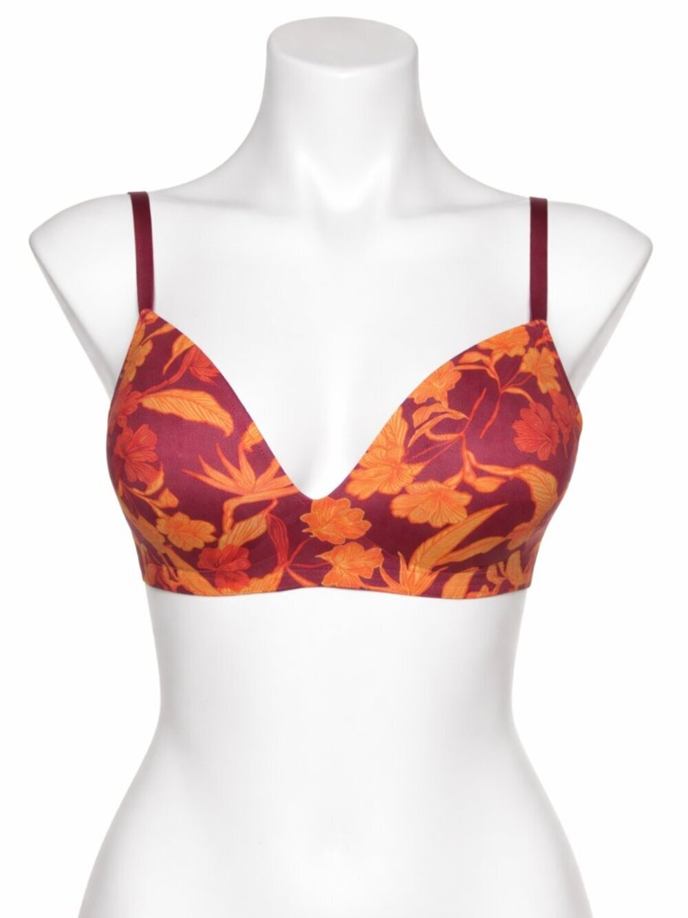 NWT C&C California “T-Shirt’s New Best Friend” Floral Bra 36C